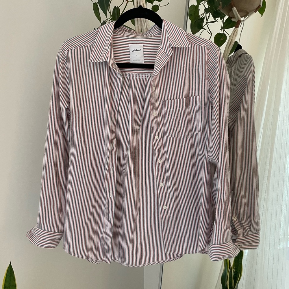 Subdued Striped Button Down